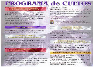 Programa de Cultos